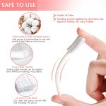Baby Tongue Cleaner, Baby Toothbrush, 42Pcs Disposable Infant Toothbrush Clean Baby Mouth,Gauze Gum Cleaner Toothbrush Baby Oral Cleaning Stick Dental Care for 0-36 Month Baby+Free 1 Finger Toothbrush - Image 2